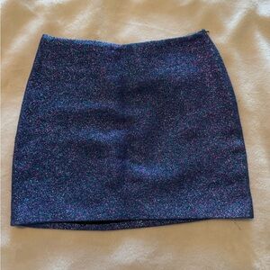 Rodarte Glittery Blue and Purple Mini Skirt